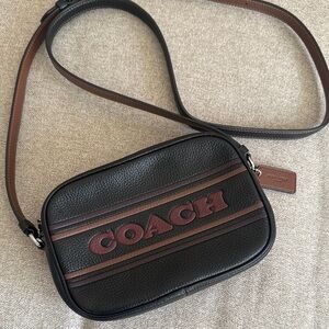 Coach Black and Brown Crossbody Bag